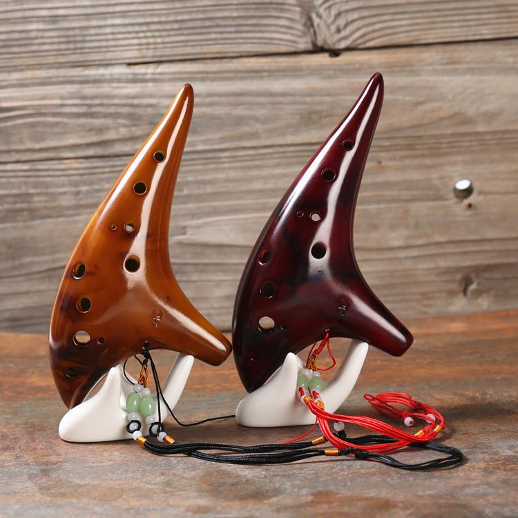 Product Introduction of 1pc,12-hole ocarina middle C key AC Straw smoked flute music school teaching ocarina 12 holes, ancient smoked texture simple exquisi 19