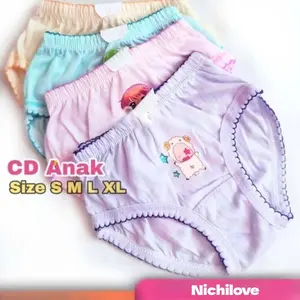 Grosir 12 PCS ( 1 Lusin ) Celana Dalam Anak Cewek Katun