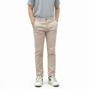 Celana Chinos Stretch Elastis Panjang | Bahan Katun Melar | Slim Fit Nyaman