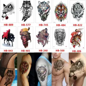 Grosir Stiker Tato / Tato Temporer 21x15cm Motif Aesthetic KODE HB