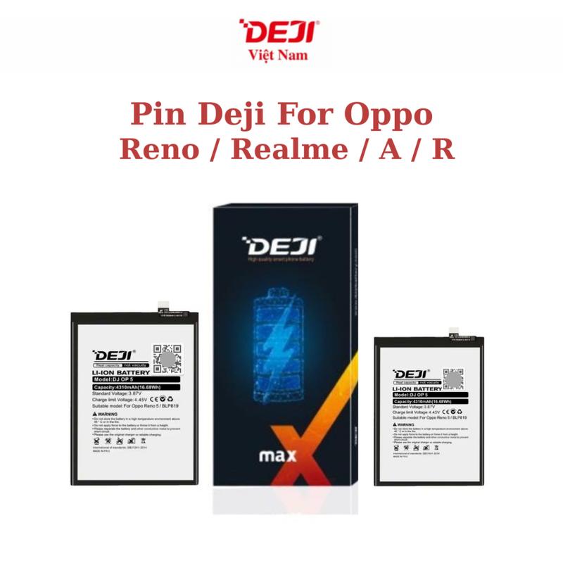 CODPin Deji Oppo Full DòngTìm / A / Reno / Remeal 4| 5| 6| 7| 8 Bảo Hành 12 Tháng