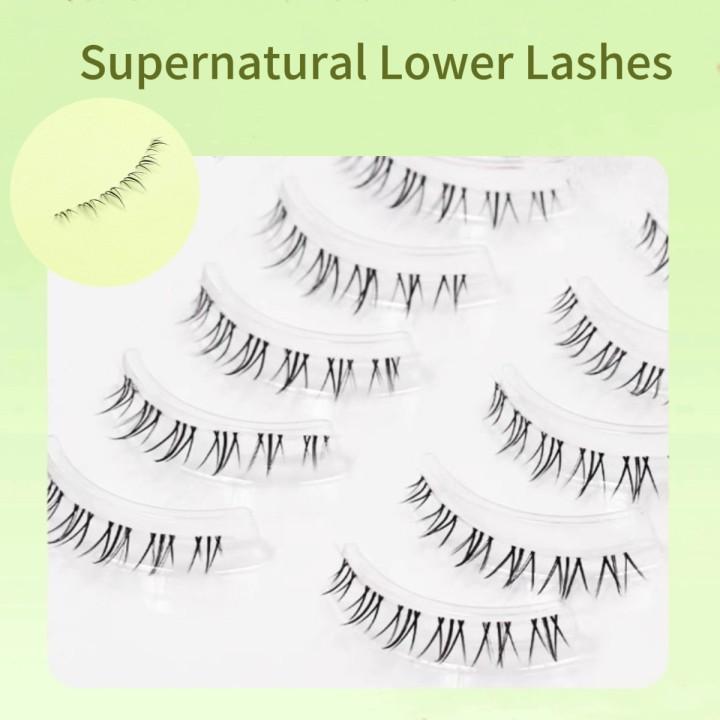 Product Introduction of Lower Lashes Makeup 5 Pairs/Box Lazy Small Flame Eyelashes Makeup Tools DIY lashes Extension 2