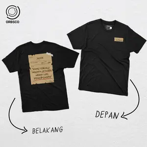 ORBSCO T-Shirt Kaos Distro Lupa Penciptanya Unisex Pria dan Wanita