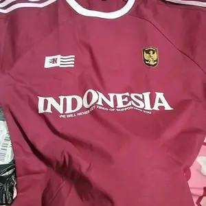 STREET PREMIUM Lengan Pendek Kaos Tiga Garis Spesial Hut RI Kemerdekaan Indonesia Ke 81 Limited Edition Unisex Atasan Pria Atasan Wanita Cotton Combed 24s