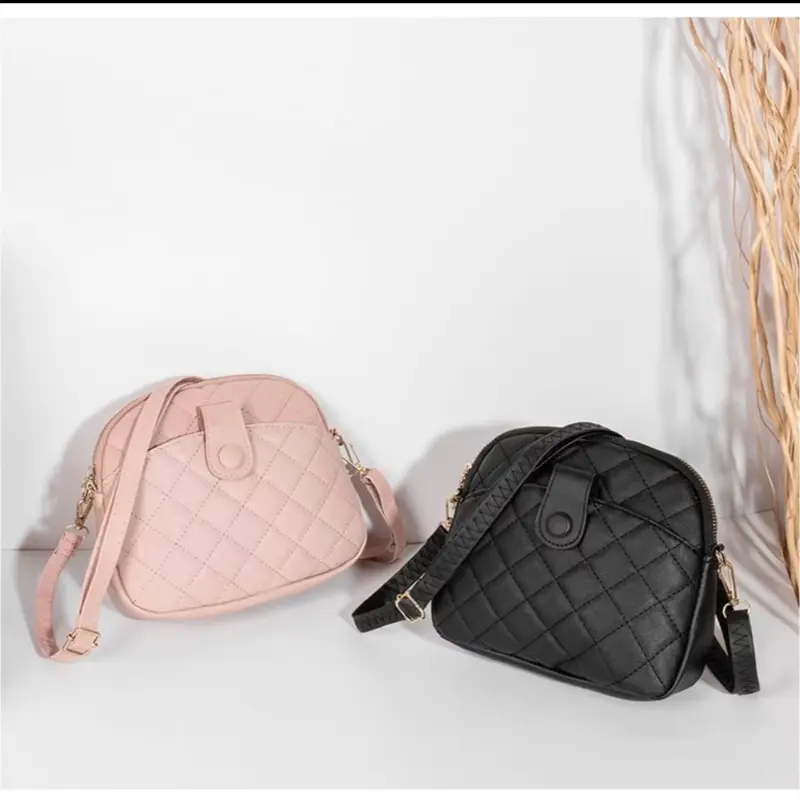 Terbaru Selempang wanita minimalis korean style- Tas perempuan kulit sintetis casual look Slingbag 4