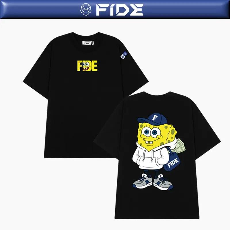 Áo thun FIDE Bọt Biển unisex form rộng local brand nam nữ cổ tròn oversize - AT208