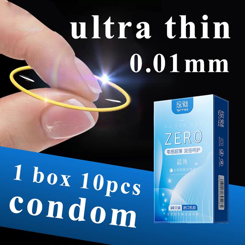 Free shipping 10pcs/1box ultra thin condom men for sex extension ...