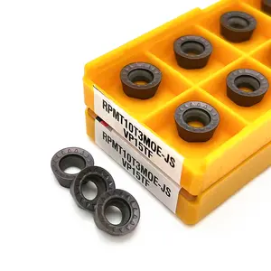 RPMT10T3 MOE JS VP15TF External Carbide Blade Insert Lathe Milling Cuttinig RPMW1003 MOE CNC Machine Tools Milling Cutter 10PCS