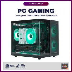 Komputer Gaming Ryzen 5 | RAM 16GB | SSD 256GB | Siap Gaming Editing