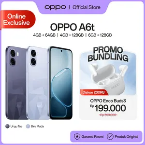 [BARU] OPPO A6t 4GB+64GB/128GB & 6GB+128GB Online Exclusive Smartphone [Snapdragon 685, 6500mAh Large Battery, 120Hz Ultra High Refresh Rate]