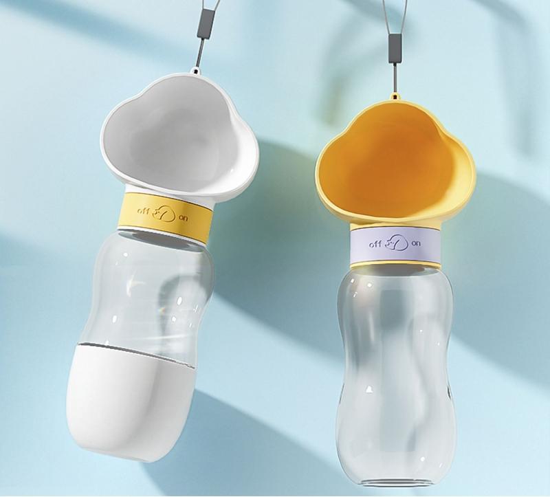 Product Introduction of One-touch water dispenser, portable pet water cup for feeding dogs and cats, outdoor portable water bottle, leak-proof design, lightweight and durable, essential water feeder for dog walking 9