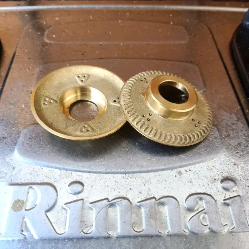 Burner / kuningan kompor gas rinnai kecil / kiri 3