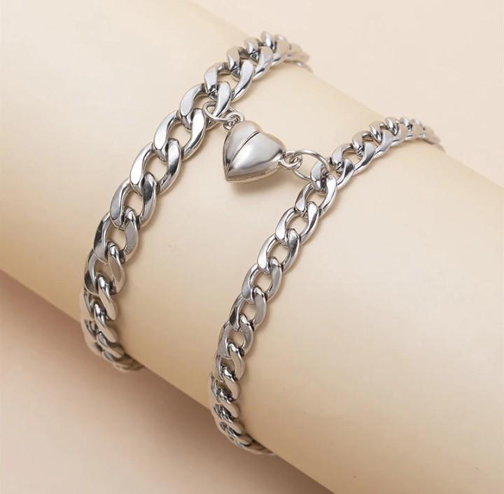 Product Introduction of Bracelets Titanium Sisik Naga Couple Tahan Karat Terlaris dengan Magnet Desain Gelang 4