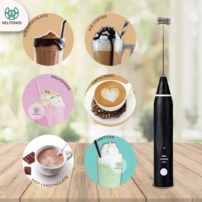 Mixer Mini Electric Hand Pengaduk Kopi Susu Telur Kue Portable Kitchen 3