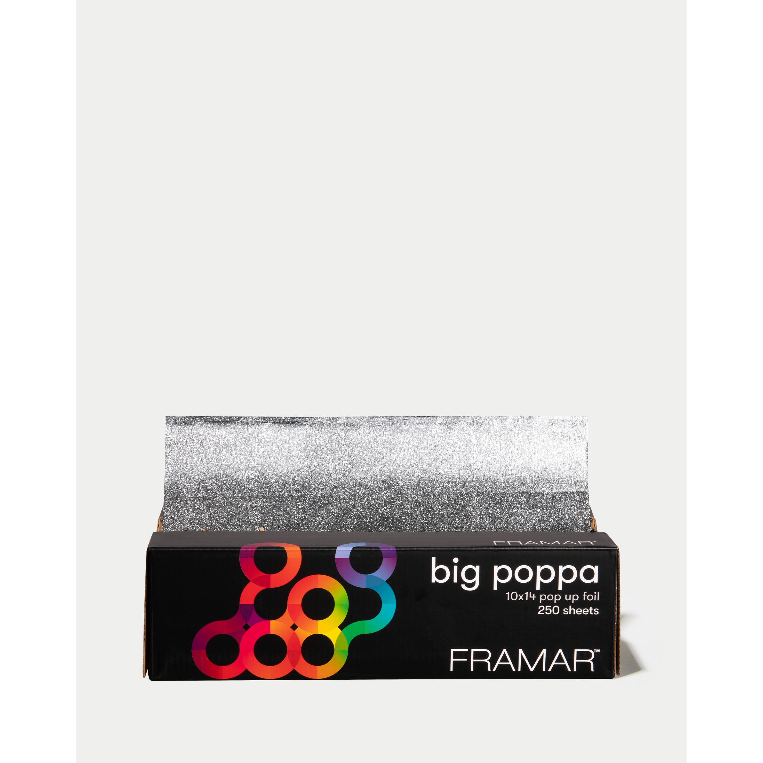 Giấy Bạc Nhuộm Tóc Khổ Lớn Framar Big Poppa (Hộp 500 Tờ)