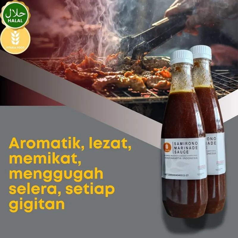 Bakaran Seafood Meresap/Bumbu Bakaran ANGKRINGAN / Bumbu Sate Warisan Vitaria Food - Samirono 100ml 3
