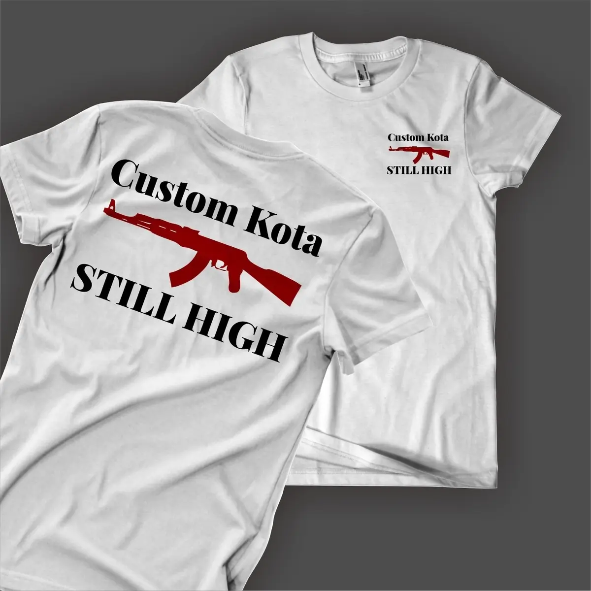 Kaos Sidoarjo Still High Free Stiker , Bisa Custom kota