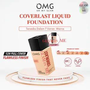 OMG Oh My Glow Coverlast Liquid Foundation – Alas Bedak Full Coverage, Tahan Lama & Flawless!