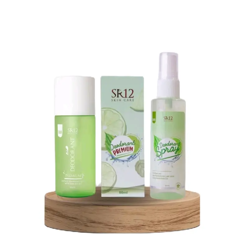 Deodorant Spray SR12 Herbal Ampuh atasi Bau Badan Keringat Berlebih Mencerahkan Ketiak BPOM 60 ml 0