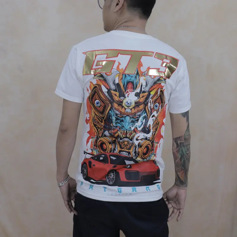 PATGANG KAOS PRIA GT3 / BAJU SABLON GT3 / KAOS PRIA VIRAL / BAJU DISTRO / BAJU COWO Combed Gold Tshirt Katun Nyaman Panjang Cantik Printing Keren Anime Cowok 3