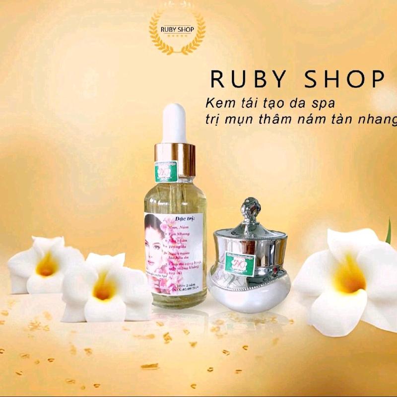   tặng nạ  combo tái tạo da spa   combo vip mạnh    trị mụn thâm nám tàn nhang kèm bông Gòn Skincare 