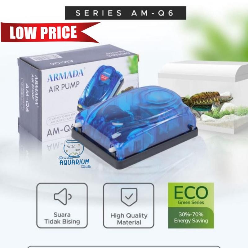 Aerator Aquarium Air Pump Mesin Gelembung Udara 1 Lubang 4