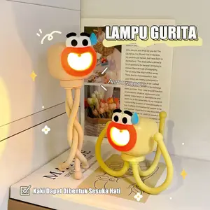 Lampu Tidur Gurita Lampu Malam Hiasan Stand HP Octopus Lamp Night Light Lampu Baca Phone Holder