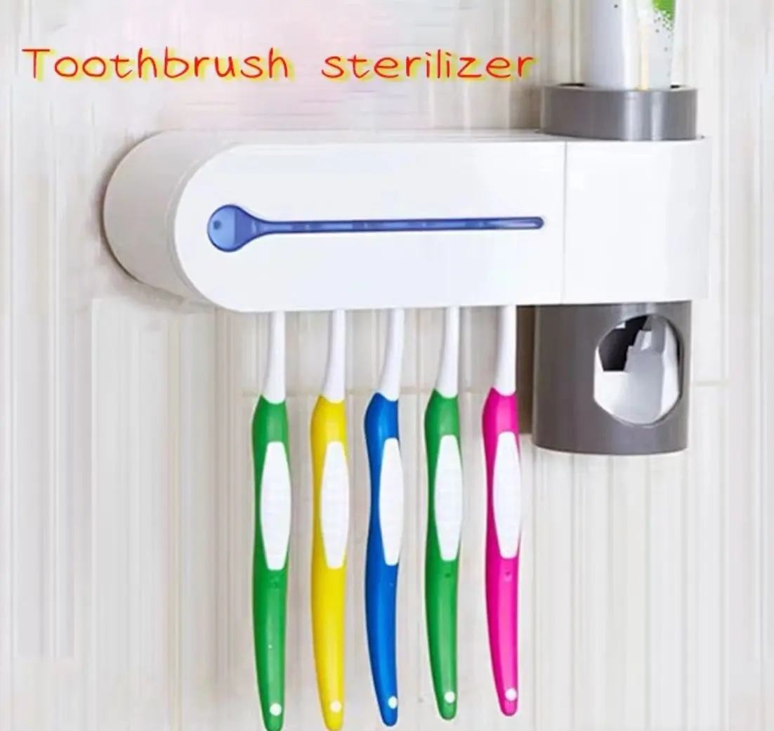 Dispenser Odol Otomatis Toothbrush sterilizer Dispenser Pasta Gigi Odol Hotel Desinfektan Dinding