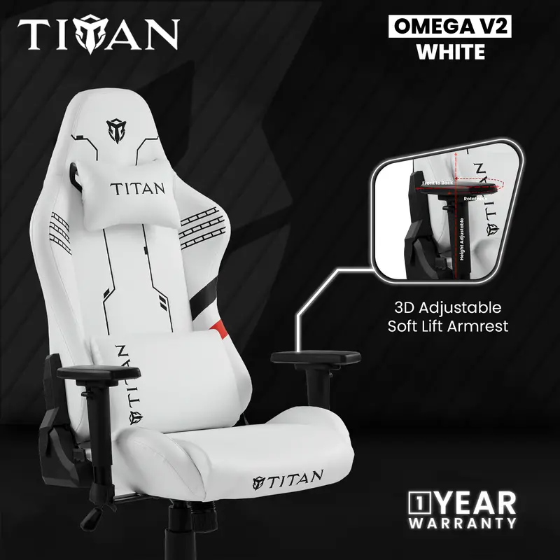 TITAN Omega V2 Series Premium Quality Seat Kursi Gaming Chair Furniture 2