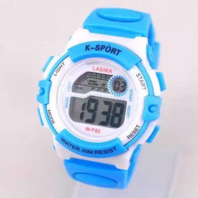 JAM TANGAN ANAK LAKI LAKI DAN PEREMPUAN BANYAK PILIHAN WARNA TALI KARET ANTI AIR WATCHESS 4