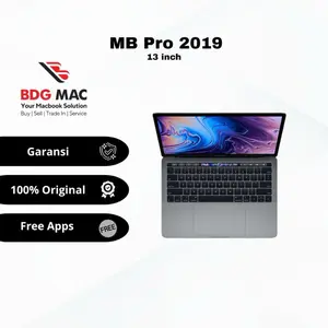Laptop MB Pro 2019 13inch Silver dan Grey