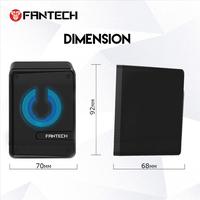 Gambar Fantech GS203 BEAT Speaker Gaming Mini Wired Super Bass dengan lampu LED RGB Effect - Black dari Starcomp Semarang Kab. Banyumas 5 Tokopedia