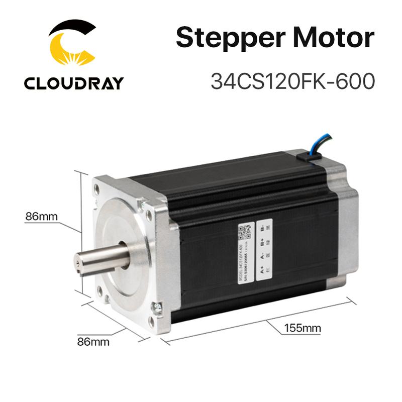 Cloudray Nema 34 Open Loop Stepper Motor Driver Kit 12N.m 6.0A DM860S ...