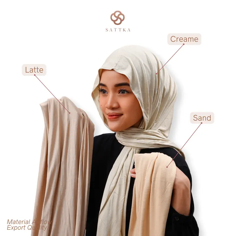 Pashmina Basic Airflow Sattka Quality Adem Ringan Jatuh Anti Pusing 1