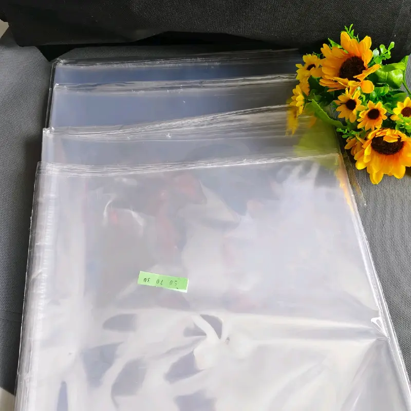 1KG Plastik OPP Tanpa Lem / Plastik Kaca Bening Souvenir ukuran besar tebal 30Micron Kiloan - Harga Pabrik 5