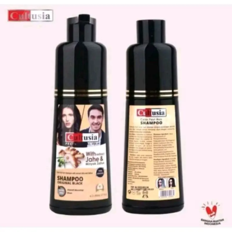 Cultusia Hitam Shampoo Penghilang Uban Original 0