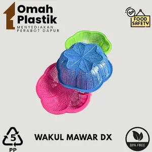 (PAKET HEMAT 4 LUSIN) WAKUL MAWAR DX - BESEK NASI HAJATAN BENTUK MAWAR - MARANG/CETING NASI BERKATAN PLASTIK