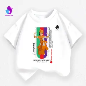 BAJU ANAK icon dan budaya lampung bahan lembut dan nyaman, kaos anak lampung
