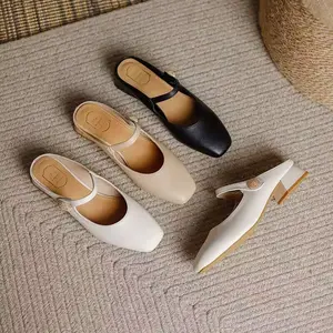 Sandal Wanita Kasual Modis Model Terbaru Jelly Karet Wedges Slop Sandal Slop Wanita Sand Bahan Nyaman Fleksibel Tipe Stylish