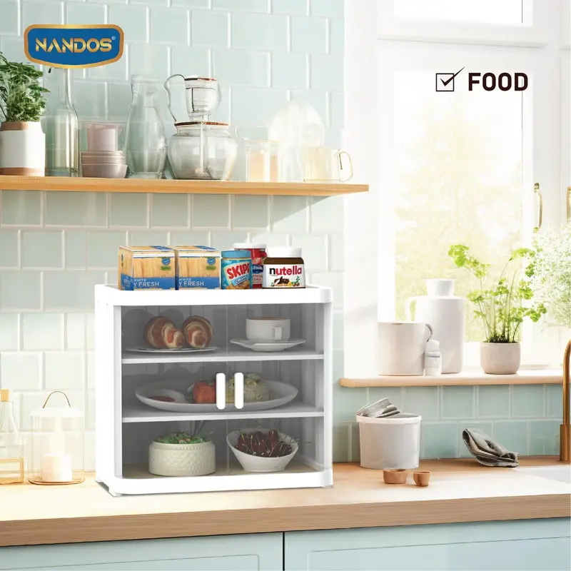 NAIBA - FOOD CABINET BISTRO (NANDOS) Dengan Pintu Furniture Dapur rakdapur 0