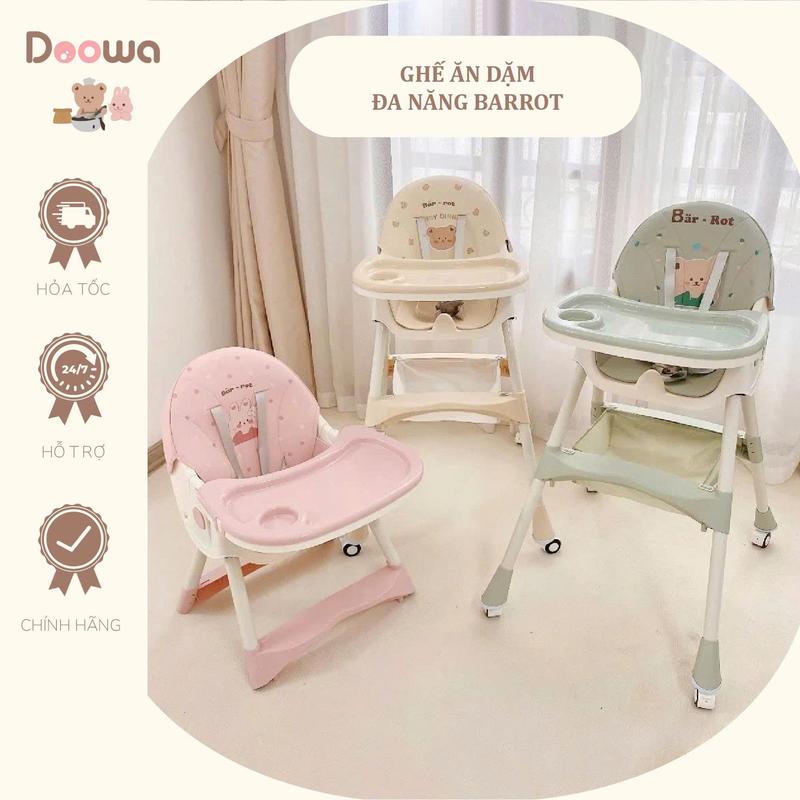 Ghế Ăn Dặm Cho Bé Bar Rot Chính Hãng, Cho Bé Từ 6 Tháng Đến 5 Tuổi, ghế ăn trẻ em