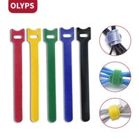 Gambar OLYPS Mouse Headset Earphone Kabel Cables HDMI Cable Cases Protectors Winders,Reusable/Stickable Storage rope Office accessories - 1PC  Cable Tie, Black dari Olyps Store Kab. Tangerang 1 Tokopedia