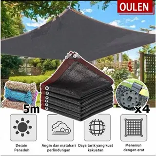 Paranet 99% Anti-UV Jaring Lebar 2/3/4/5/6 Meter Shading Net Nylon Anti Panas Tahan Lama Berventilasi Enkripsi 12 - Pin Jaring Paranet Dapat Dilindungi Dari Sinar Matahari Tali Tarik Dan Klem Pengikat Diberikan Secara Gratis 0