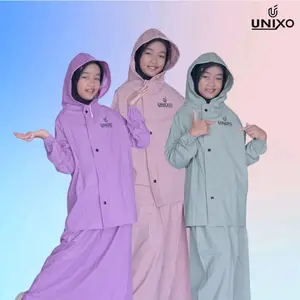 JAS HUJAN ANAK SETELAN JAKET ROK TERBARU by UNIXO Raincoat