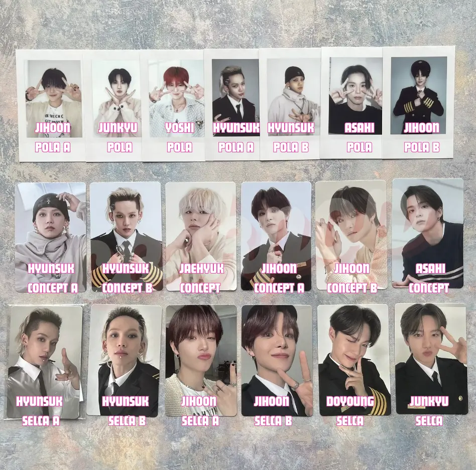 [READY] TREASURE WELCOMING COLLECTION WELCOL 2024 - CONCEPT PC, SELCA PC, POLA PHOTOCARD