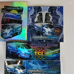 paket stiker mobil modus calm asli dari unit