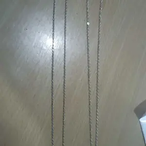 Kalung Safir Air Biru Emas Putih Perak Murni Rantai Tulang Selangka Batu Safir Bentuk Hati Berlian Imitasi Hadiah Valentine