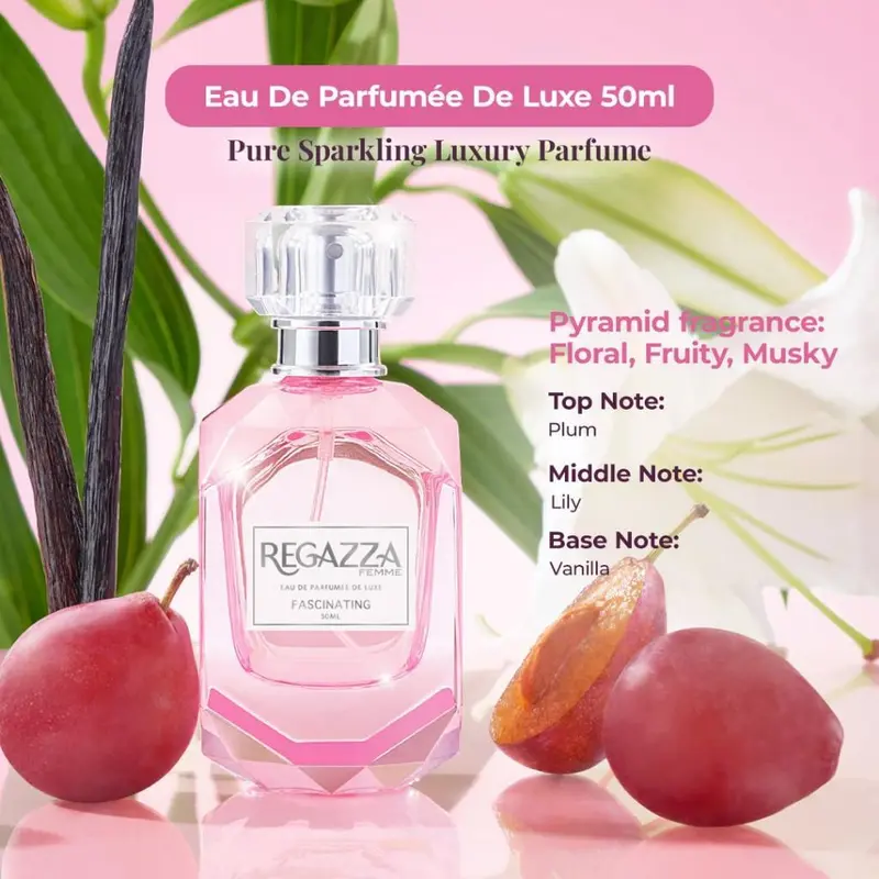 Parfum Regazza Femme Eau De Parfume De Luxe 50ml - Regaza Femme - AGEN KOSMETIKK 5