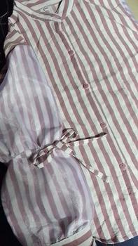 Product Review of 3-12 TAHUN KEMEJA ANAK OVERSIZE ORGANZA KEMEJA ANAK MOTIF SALUR Fashion from k**6 0