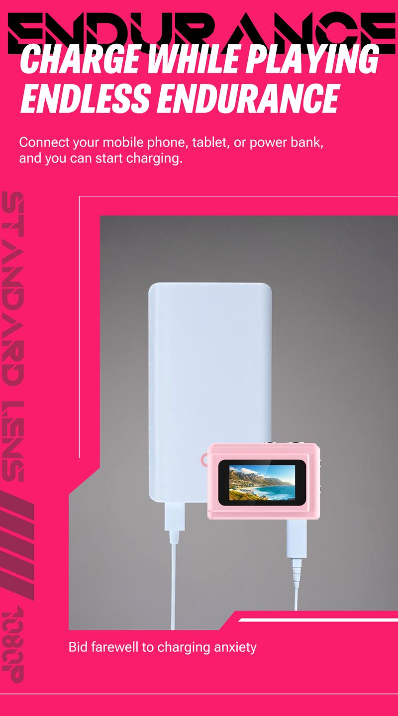 Product Introduction of Máy ảnh Móc chìa khóa màu hồng, Máy ảnh mini, Pixel Nhỏ Máy ảnh kỹ thuật số nhỏ Cổ Điển với đèn flash LED, Máy ảnh ngón tay cái du lịch Cầm Tay Thích hợp để ghi lại cuộc sống, Lý Tưởng để đi chơi ngoài trời, Vlog và quay lại xu hướng 7
